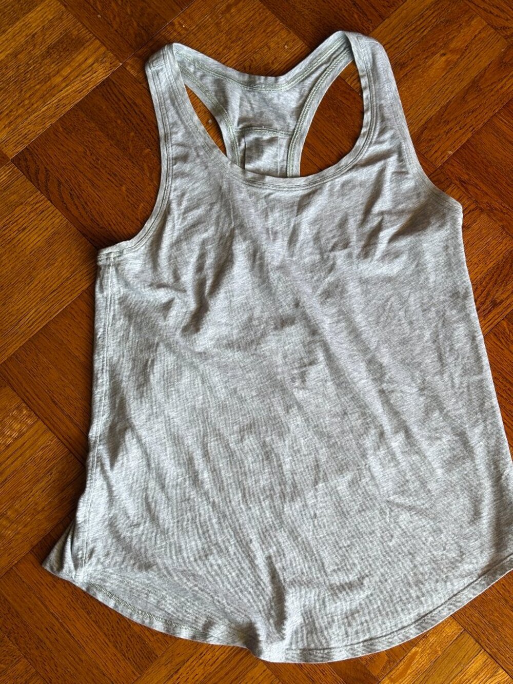 Lululemon Heather Gray racerback tank top Flowy